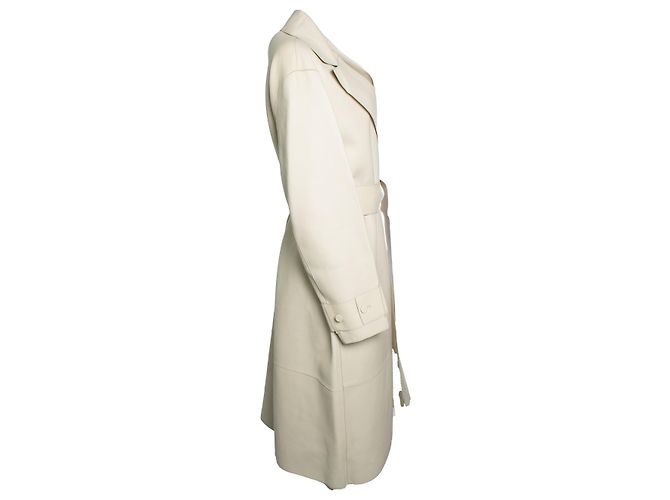 Joseph, Abrigo Courty de cuero bonded Castaño Beige - vista 4