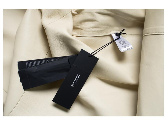 Joseph, Abrigo Courty de cuero bonded Castaño Beige - vista 6