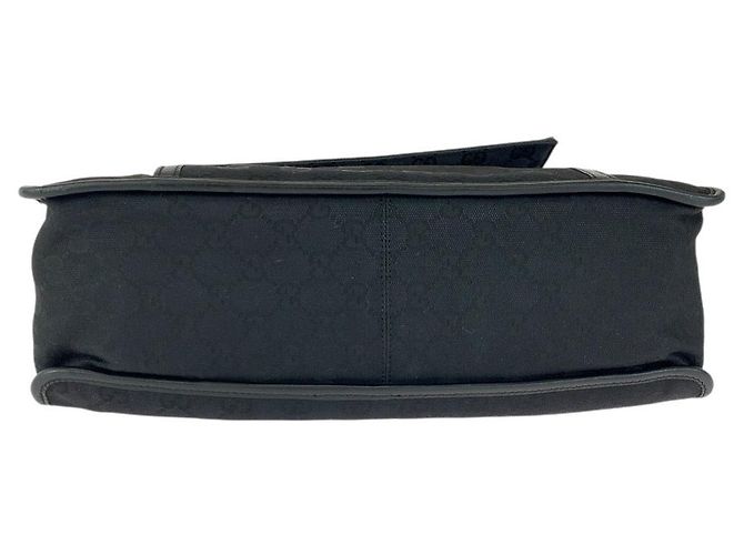 Gucci GG Canvas Leder Tote-Handtasche Schwarz - Ansicht 10
