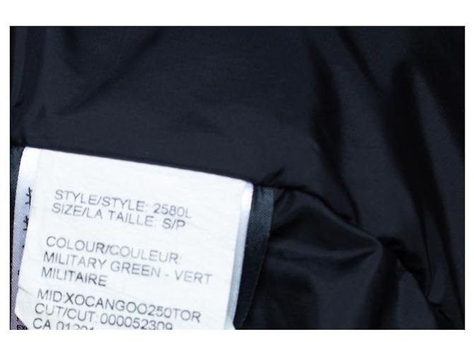 Canada Goose, parka de nailon verde con capucha de piel - vista 7