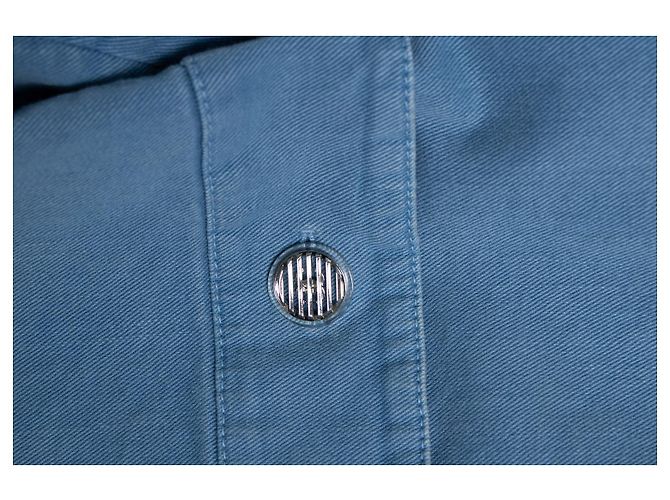 Cappotto in denim blu 17S di Chanel - vista 5