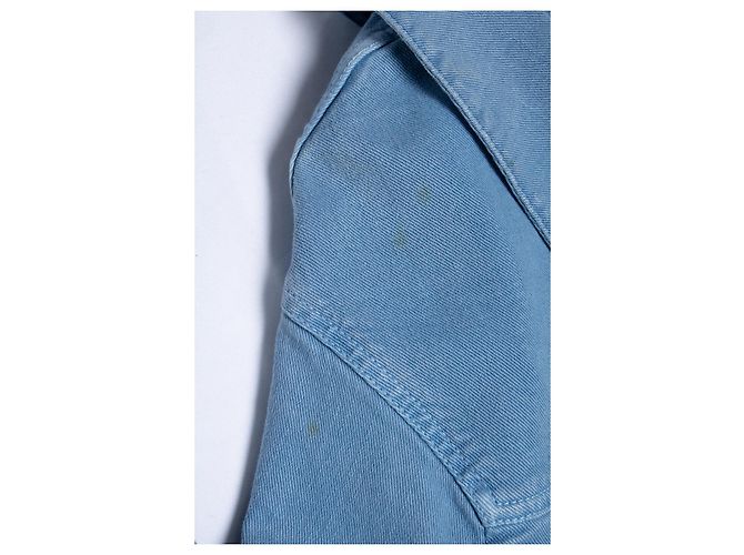 Cappotto in denim blu 17S di Chanel - vista 8