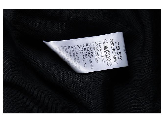 Balmain Leder-Bikerjacke mit Fransen Schwarz - Ansicht 6