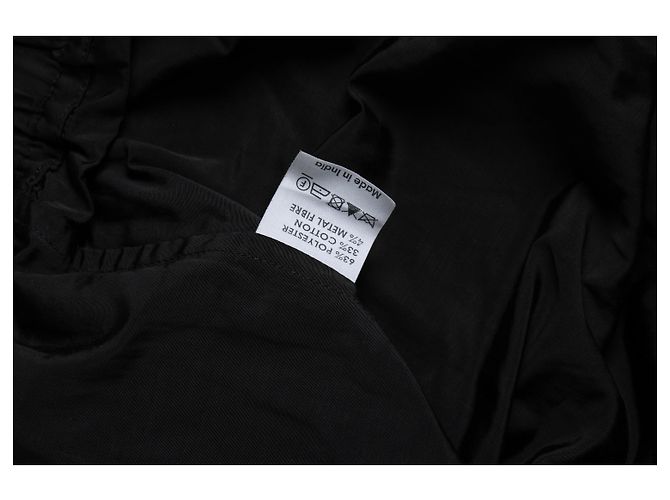 Giacca bomber nera decorata di Dries van Noten Nero - vista 7