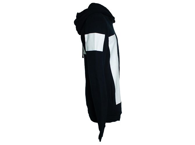 Autre Marque 11 Boris Bidjan, gestreifter schwarzer Hoodie Mehrfarben - Ansicht 4