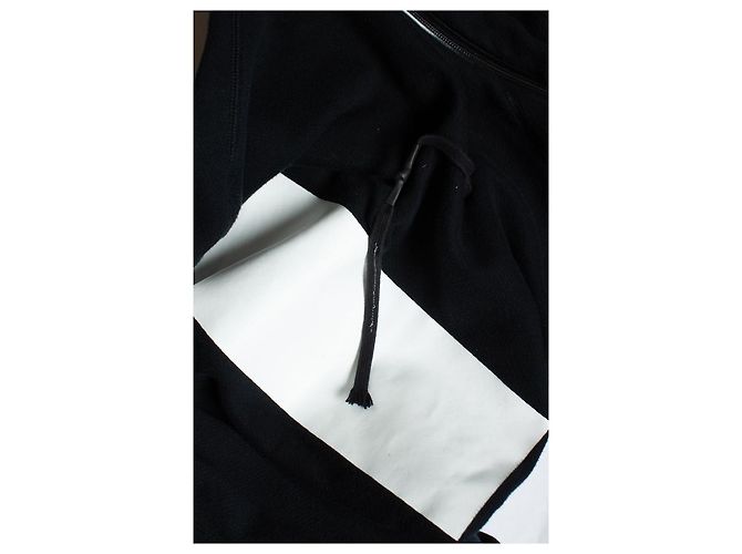 Autre Marque 11 Boris Bidjan, gestreifter schwarzer Hoodie Mehrfarben - Ansicht 5