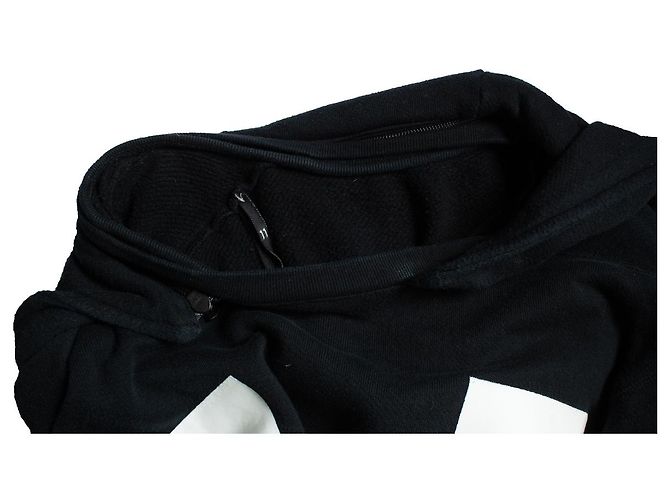 Autre Marque 11 Boris Bidjan, gestreifter schwarzer Hoodie Mehrfarben - Ansicht 6