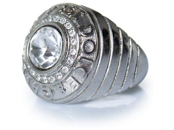 Silberner Ring 1984 mit Stein von Dolce & Gabbana Metallisch - Ansicht 2