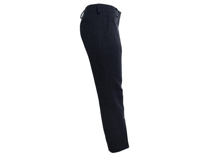 Prada, pantaloni in lana grigia Grigio - vista 2
