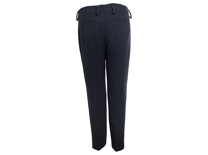 Prada, pantaloni in lana grigia Grigio - vista 3