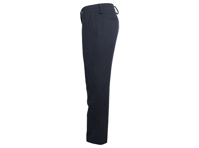 Prada, pantaloni in lana grigia Grigio - vista 4