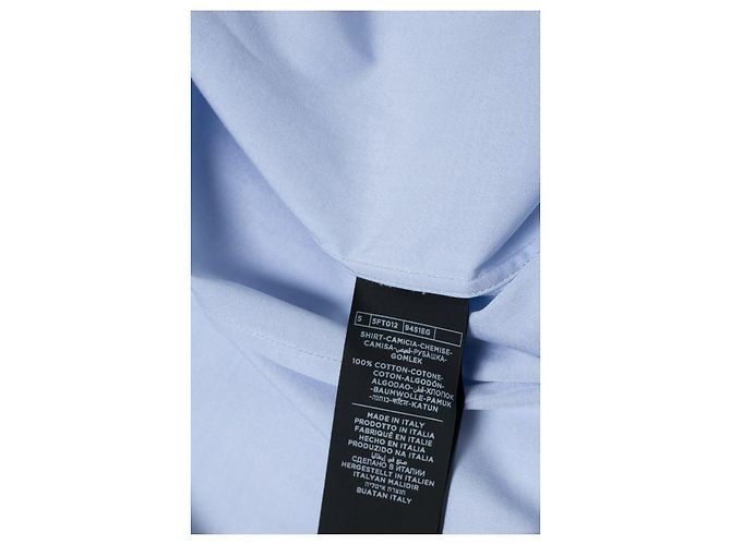 Blaue Baumwollhemd von Tom Ford - Ansicht 7