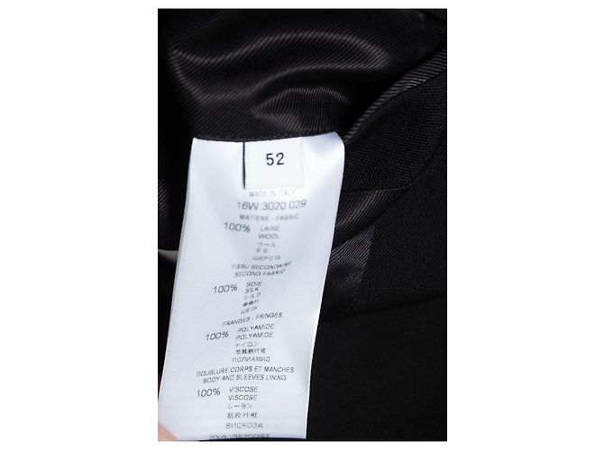 Givenchy, Blazer mit Revers in Schwarz - Ansicht 8