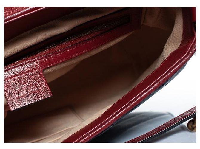 Borsa a mano Gucci Marmont nera Nero - vista 6