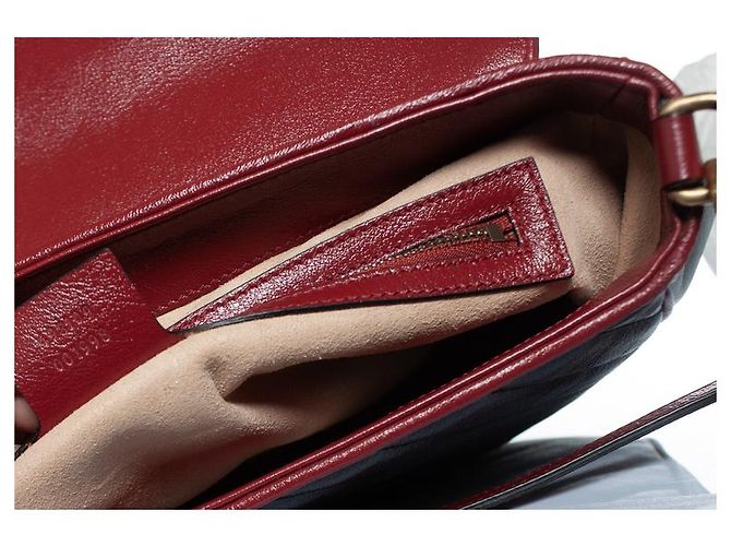 Borsa a mano Gucci Marmont nera Nero - vista 8