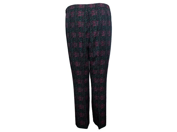 Prada, pantaloni grafici in rosa - vista 2