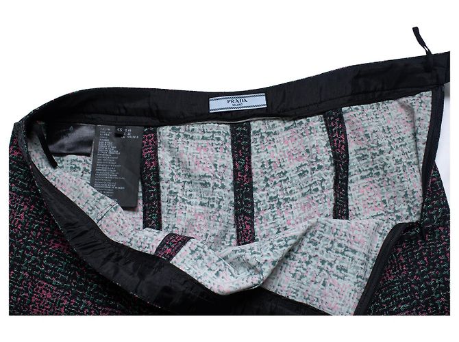 Prada, pantaloni grafici in rosa - vista 5