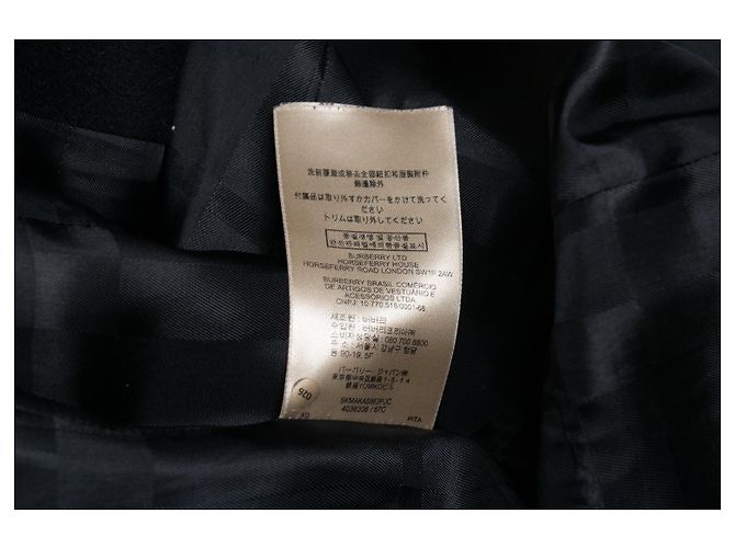 Abrigo de lana y cachemira Samborne de Burberry Negro - vista 5