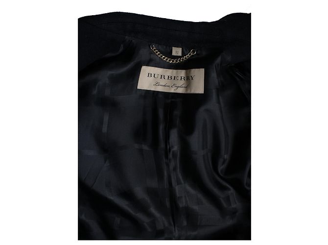 Abrigo de lana y cachemira Samborne de Burberry Negro - vista 7