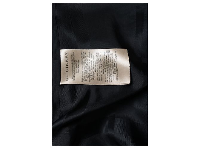 Abrigo de lana y cachemira Samborne de Burberry Negro - vista 8