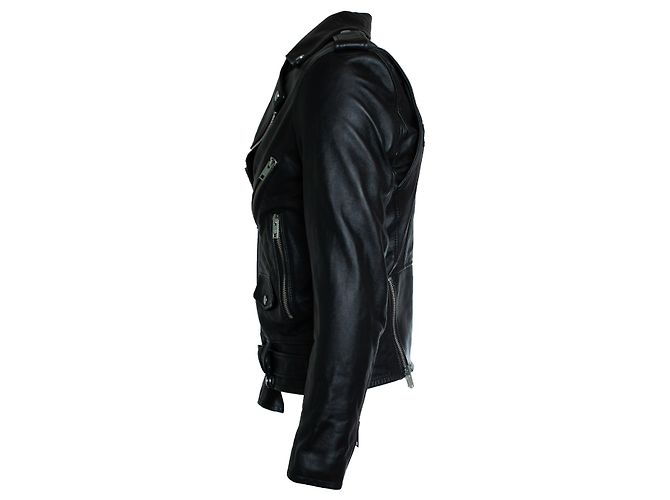 Céline Klassische Bikerjacke Christian Barclay von Celine Schwarz - Ansicht 3