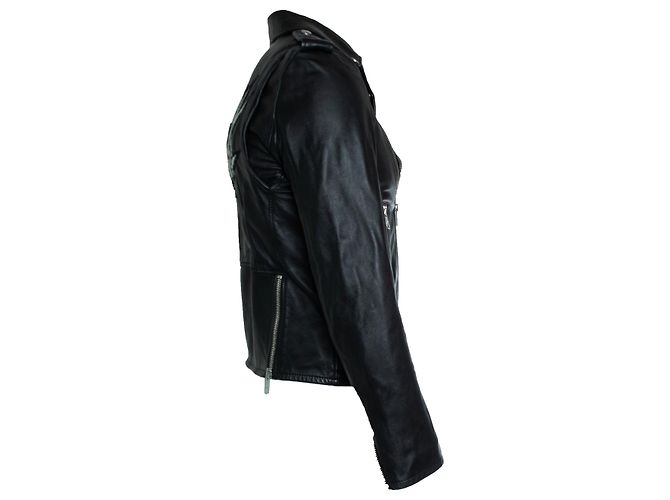 Céline Klassische Bikerjacke Christian Barclay von Celine Schwarz - Ansicht 4