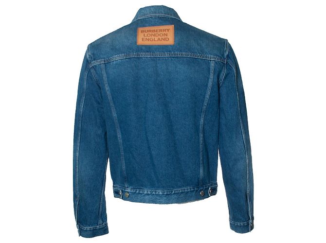Mittelblaue Denimjacke von Burberry - Ansicht 2