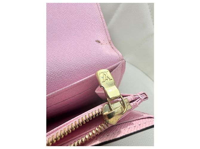 Louis Vuitton Monogram Transatlantic Sarah Wallet Limited Edition Brown Pink White Blue - view 12