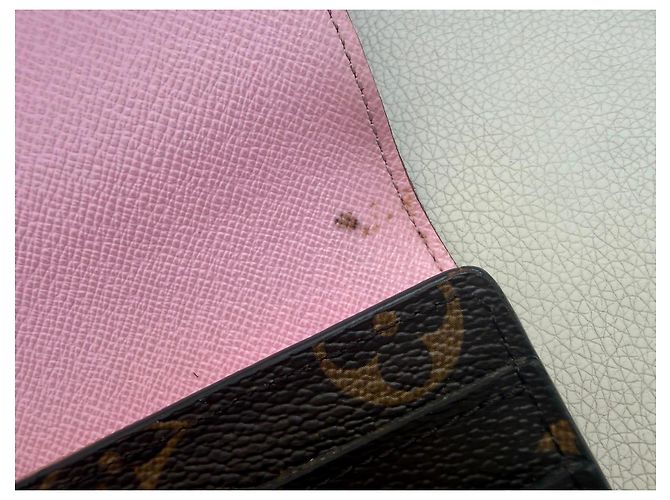 Louis Vuitton Monogram Transatlantic Sarah Wallet Limited Edition Brown Pink White Blue - view 4