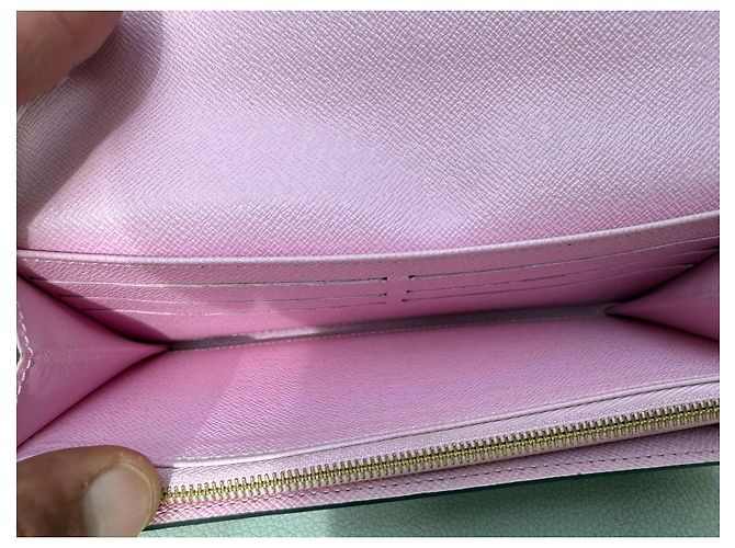 Louis Vuitton Monogram Transatlantic Sarah Wallet Limited Edition Brown Pink White Blue - view 7