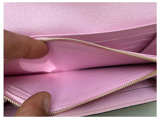 Louis Vuitton Monogram Transatlantic Sarah Wallet Limited Edition Brown Pink White Blue - view 8