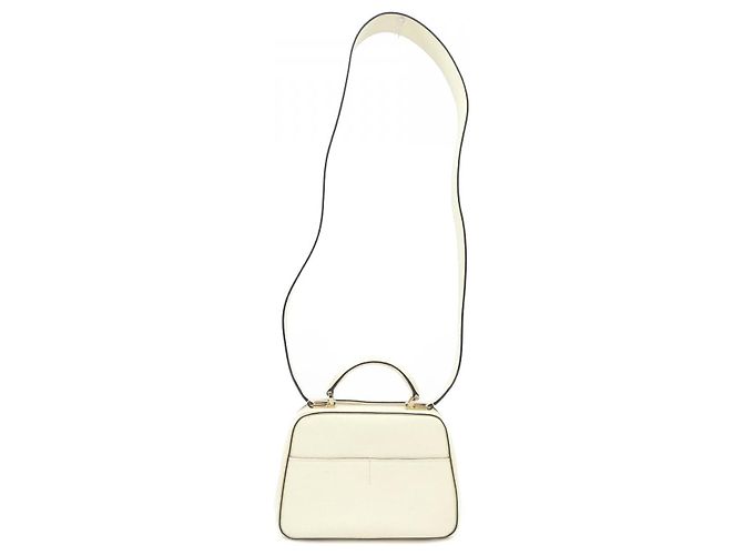 Mini borsa in vitello morbido Valextra Giallo - vista 3