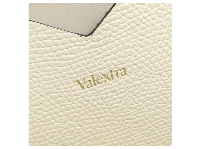 Mini borsa in vitello morbido Valextra Giallo - vista 5