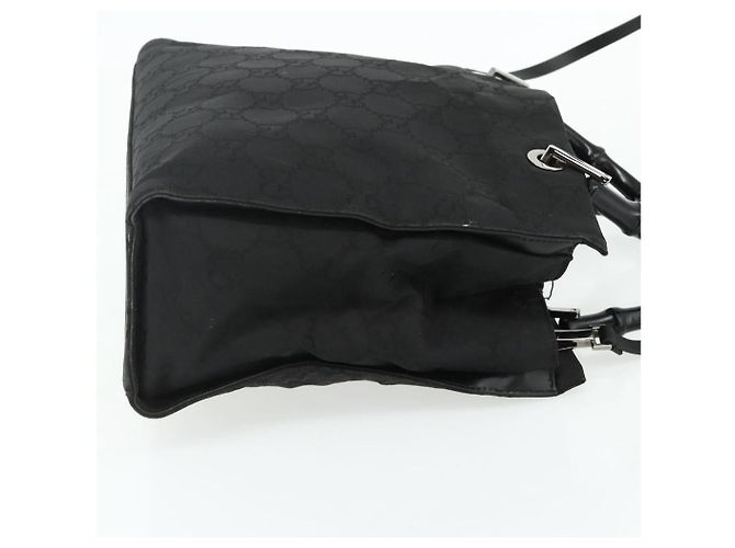 Gucci Vintage Bamboo Handle Tote GG Canvas Medium Schwarz - Ansicht 4