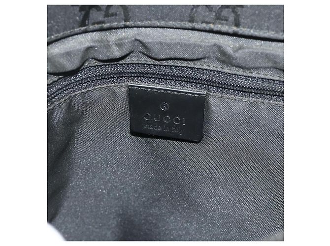 Gucci Vintage Bamboo Handle Tote GG Canvas Medium Schwarz - Ansicht 6