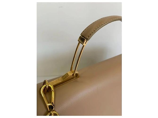 Borsa Emilio Pucci Newton in pelle beige - vista 3