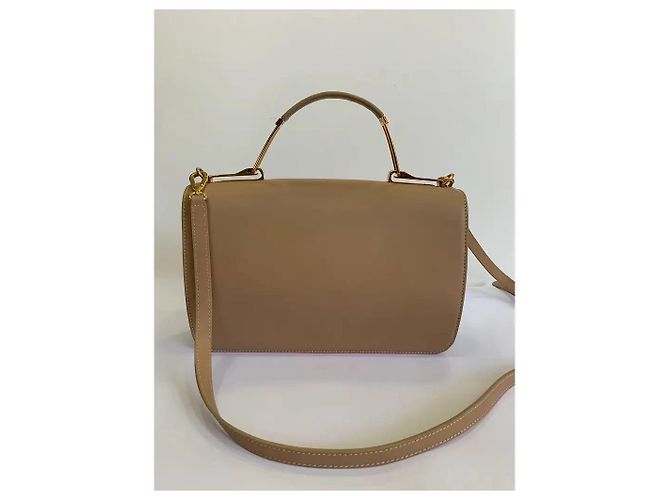 Borsa Emilio Pucci Newton in pelle beige - vista 4