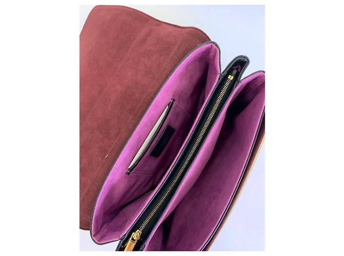 Borsa Emilio Pucci Newton in pelle beige - vista 8