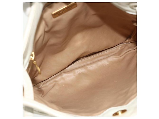 Bottega Veneta Intrecciato Shoulder Leather Bianco - vista 5