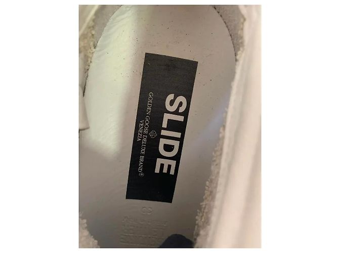 Golden Goose Slide Sneakers Alte Blu Navy e Viola - vista 6