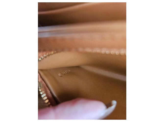 Céline Borsa Celine Triomphe Pelle Caramello Marrone - vista 5