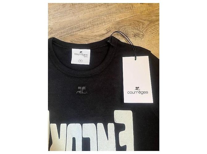 Camiseta Courreges con estampado Encore - Negro - vista 2