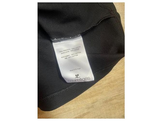 Camiseta Courreges con estampado Encore - Negro - vista 3