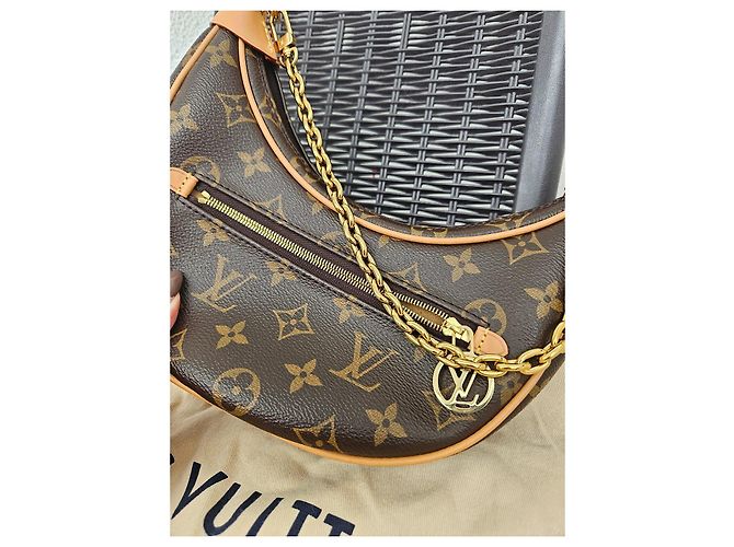 Borsa Louis Vuitton Monogramma Palm Springs Marrone chiaro Marrone scuro - vista 2