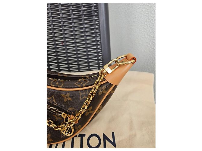 Borsa Louis Vuitton Monogramma Palm Springs Marrone chiaro Marrone scuro - vista 3