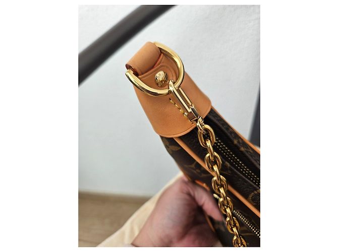 Borsa Louis Vuitton Monogramma Palm Springs Marrone chiaro Marrone scuro - vista 4