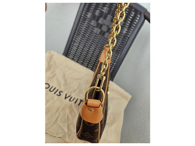 Borsa Louis Vuitton Monogramma Palm Springs Marrone chiaro Marrone scuro - vista 5