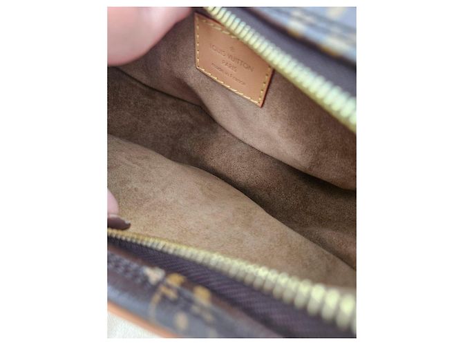 Borsa Louis Vuitton Monogramma Palm Springs Marrone chiaro Marrone scuro - vista 7