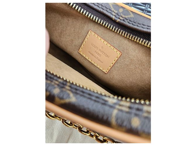 Borsa Louis Vuitton Monogramma Palm Springs Marrone chiaro Marrone scuro - vista 8