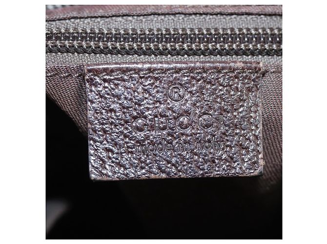 Gucci Double Pocket Web Messenger GG Canvas and leather Medium Marrone - vista 6